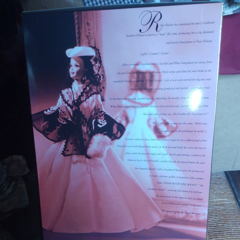 Hollywood Legends Barbie Scarlett O'Hara 2 styles